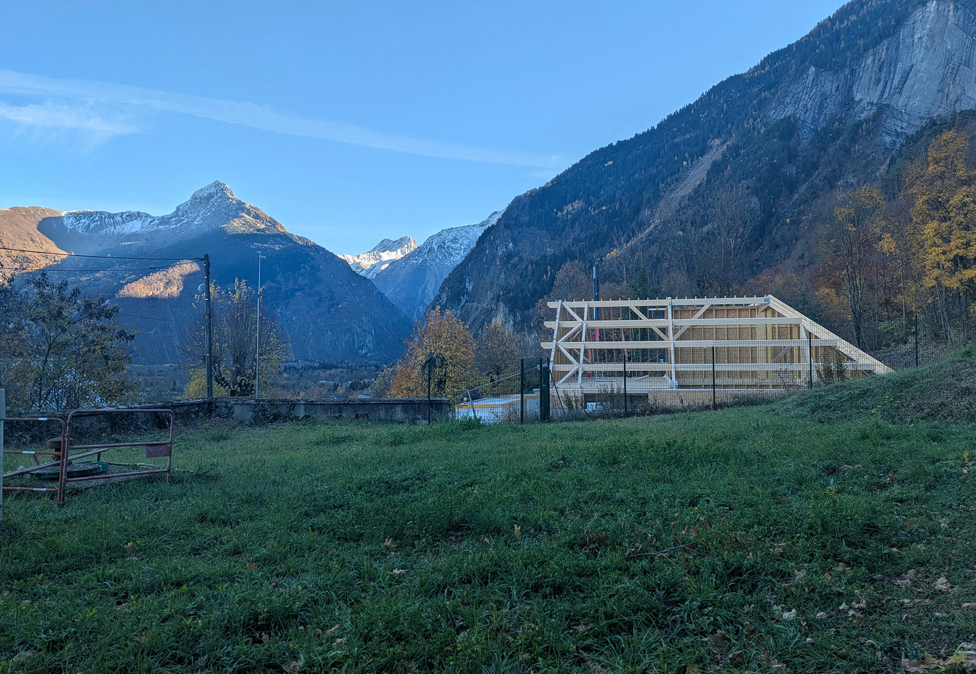 LE BOURG D'OISANS - chantier en cours